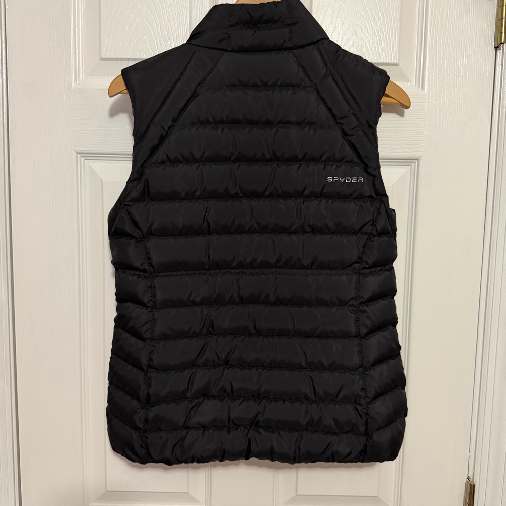 Spyder 162006 Freeze Ski Quilted Prymo 500 Fill Down Black Puffer Vest Women's M - Picture 5 of 8